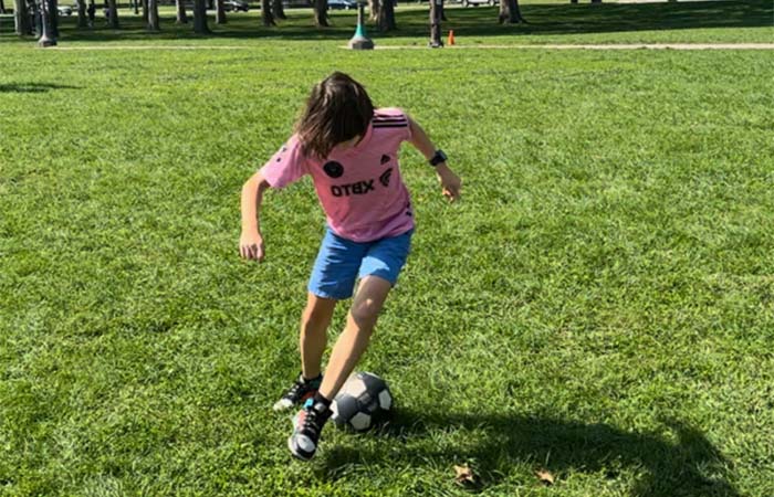 ChainZd Me training soccer to become the best soccer player in the world to infinity and beyond.